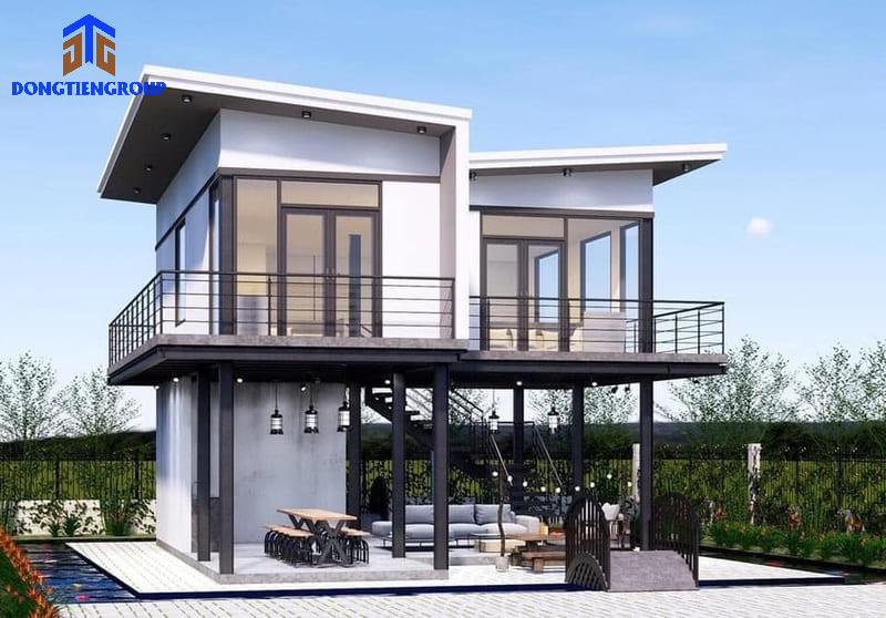 Nhà Lắp Ghép 100 Triệu 200 Triệu 300 Triệu 8 Nhà 2 Tầng Diện Tích 70 - 80M2