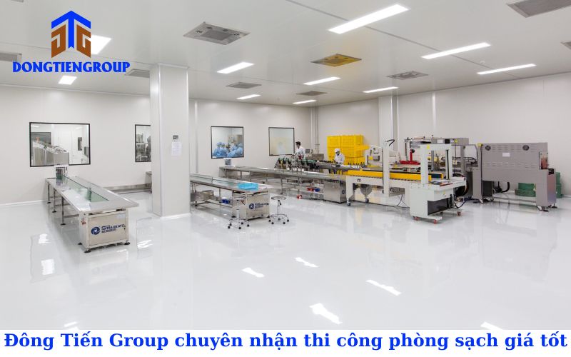Đông Tiến Group nhà thầu chuyên nhận thiết kế thi công phòng sạch giá rẻ