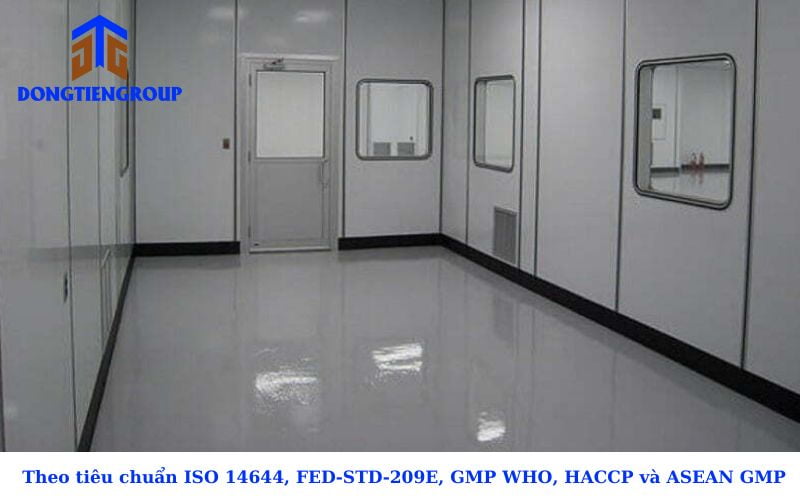 Một số tiêu chuẩn phổ biến đó là điển hình là ISO 14644, FED-STD-209E, GMP WHO, HACCP và ASEAN GMP.