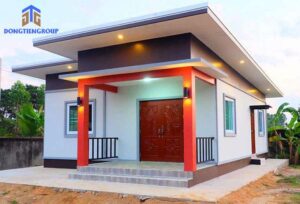 Kích thước, vật liệu, vị trí thi công sẽ ảnh hưởng đến giá thi công nhà lắp ghép