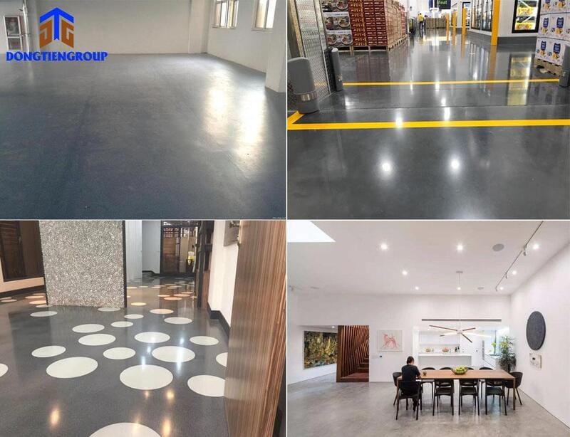 Sơn Epoxy Sàn Xi Măng 1 Sơn Epoxy Sàn Xi Măng Được Làm Từ 2 Thành Phần Chính Là Nhựa Epoxy, Chất Đóng Rắn