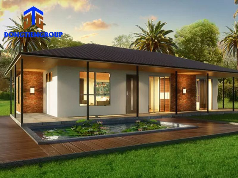 Nhà Lắp Ghép Đẹp 2 Mẫu Nhà Cấp 4 Mái Bằng