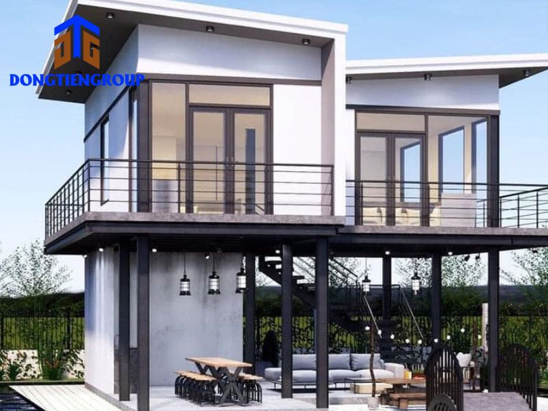 Nhà Lắp Ghép Đẹp 7 Mẫu Nhà Ống 2 Tầng