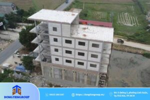 Quy trình thi công tấm bê tông nhẹ làm mái nhà