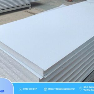 Tấm panel eps là vật liệu xây dựng nhẹ được cấu tạo 3 lớp, 2 lớp tôn ngoài và lớp lõi eps chính giữa