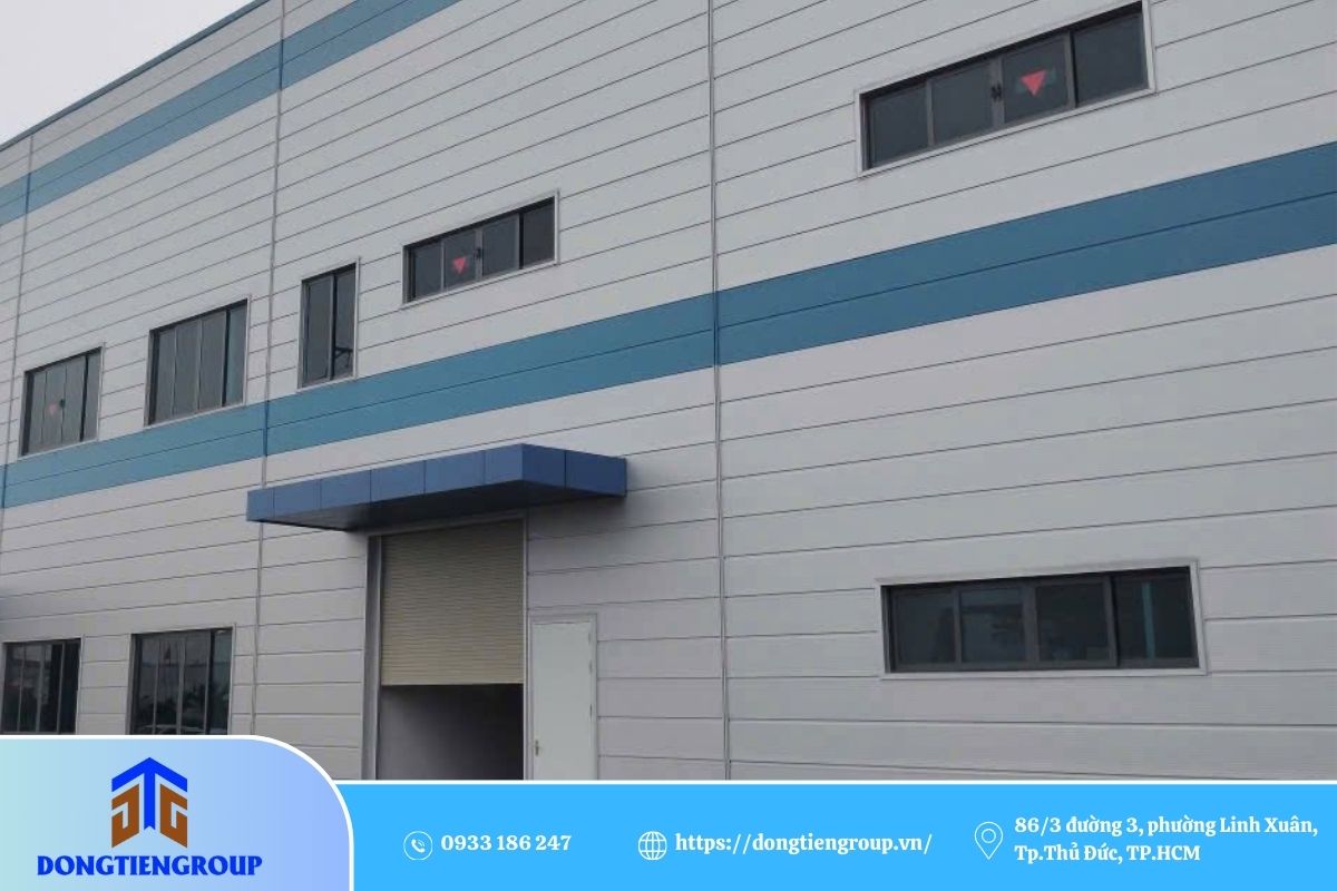 Vách Panel Nhà Xưởng 17 Dự án thi công nhà xưởng HCM